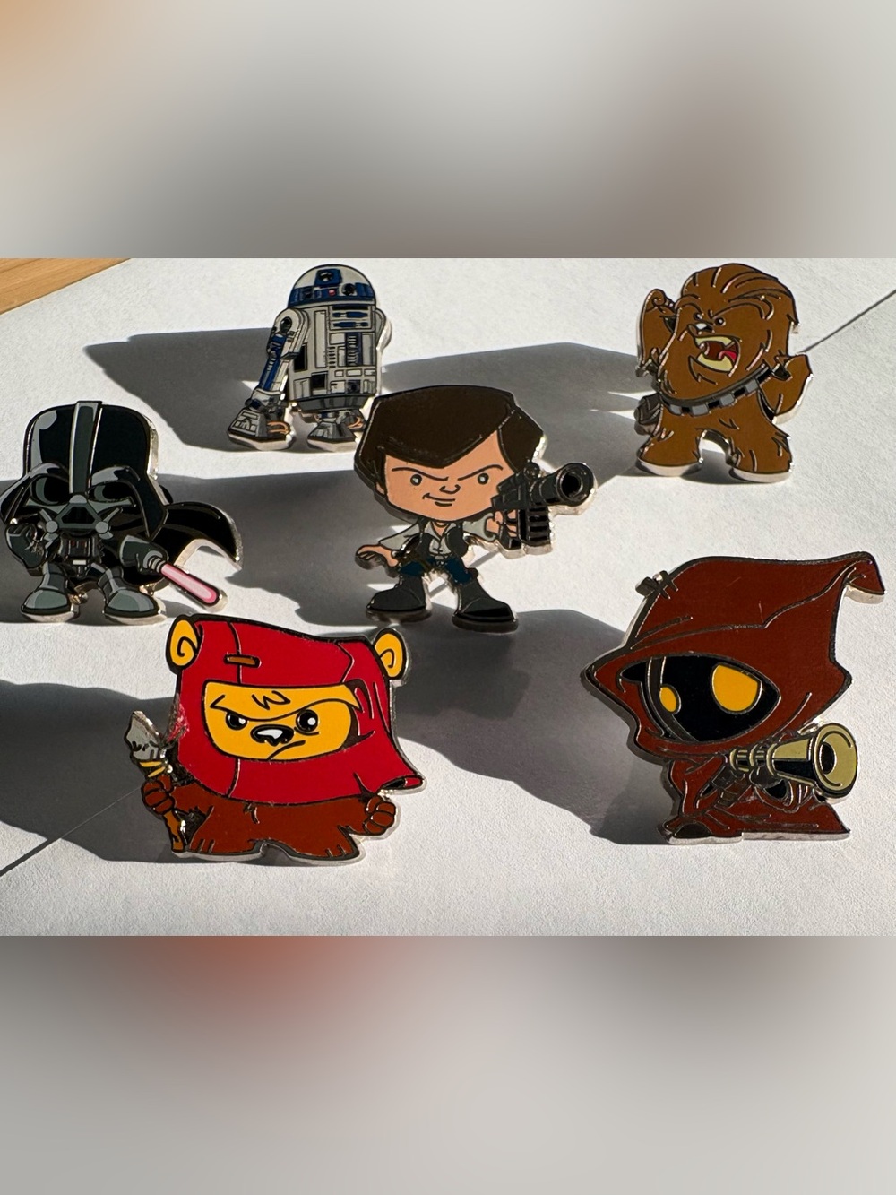 Disney Parks Star Wars Classic Cuties Trading Pins-Lot of 6-Authentic